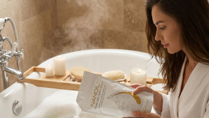 nanoil sól z morza martwego do kąpieli