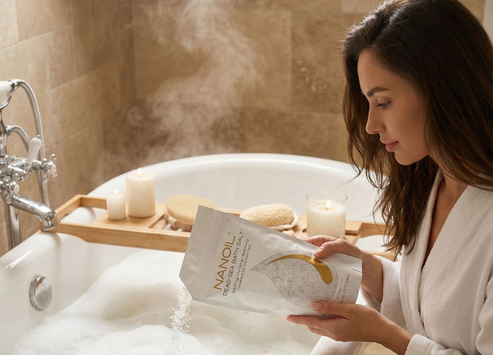 nanoil sól z morza martwego do kąpieli